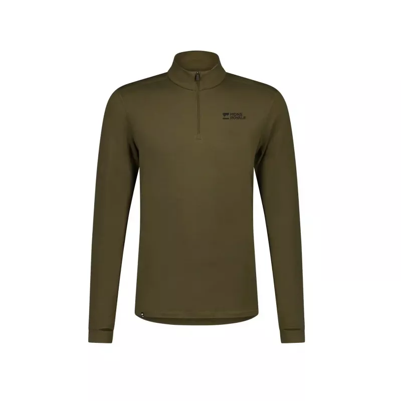 Mons Royale Cascade Merino Base Layer 1/4 Zip Long Sleeve