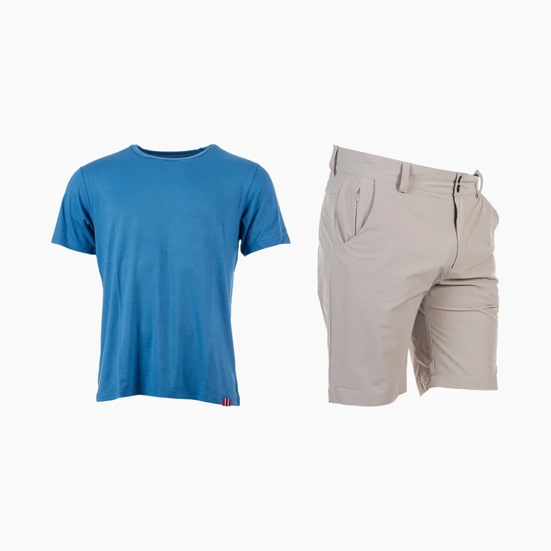 Pakketilbud - Tjøme shorts og Salnes bambus t-skjorte til herre - kun 599,- - Image 2